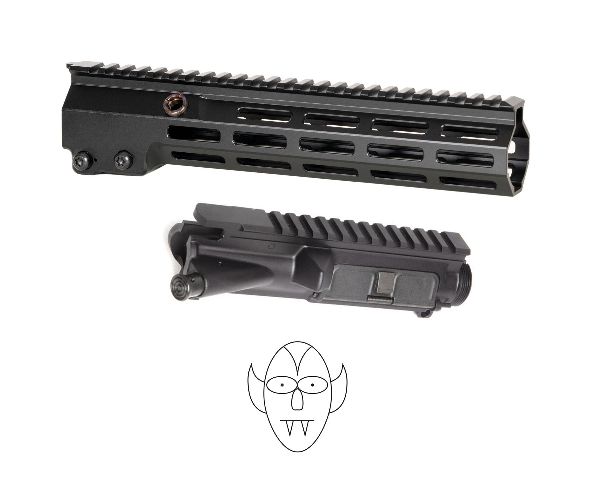 Geissele Automatics Super Duty Center Tab MK16 Assembled AR-15 Upper Receiver - 10.5" - BLEMULA